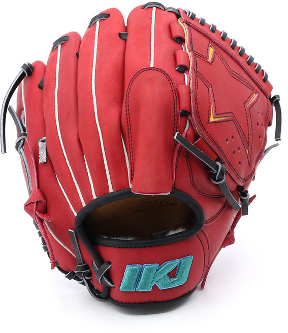 인코자바 유소년글러브 주니어글러브 JR P(RD/YE)25, 글러브(우투), 1개