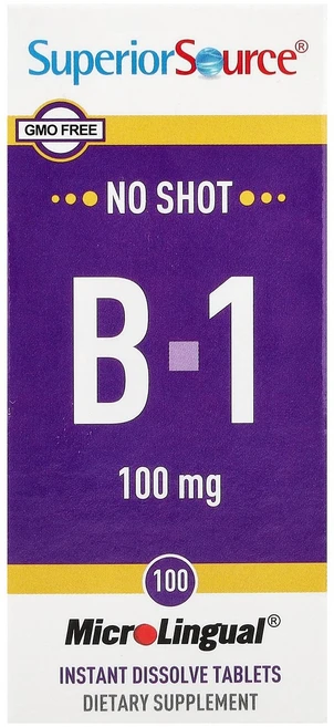 슈페리어쏘스 B-1 100mg 용해되는 정제 100정, 2개 - 쿠팡