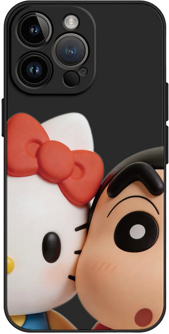 키티랑 짱구 좋은 친구 아아폰 갤럭시 케이스