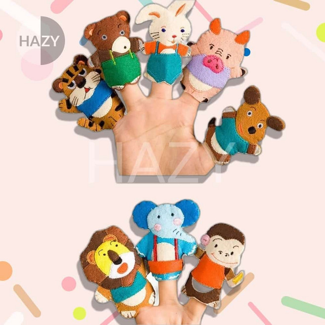 헤이지 손가락 동물이야기 손가락동물인형, 1개