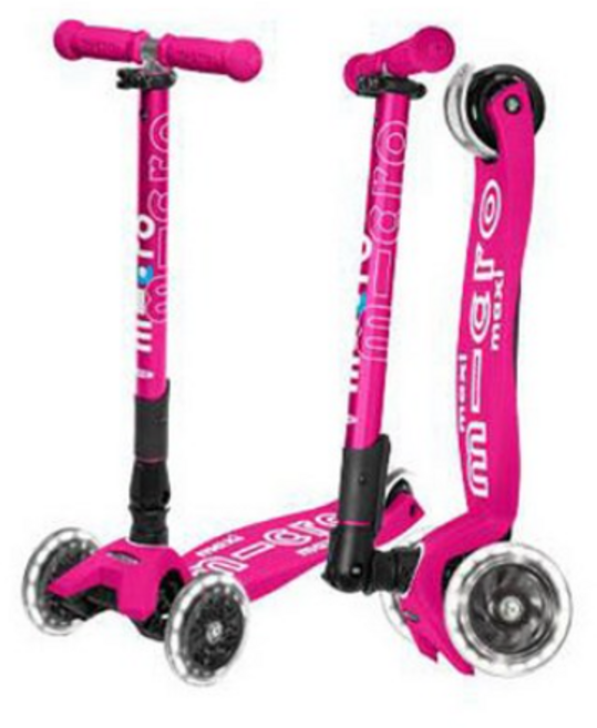 마이크로킥보드 맥시T 디럭스 LED, 쇼킹핑크, 1개