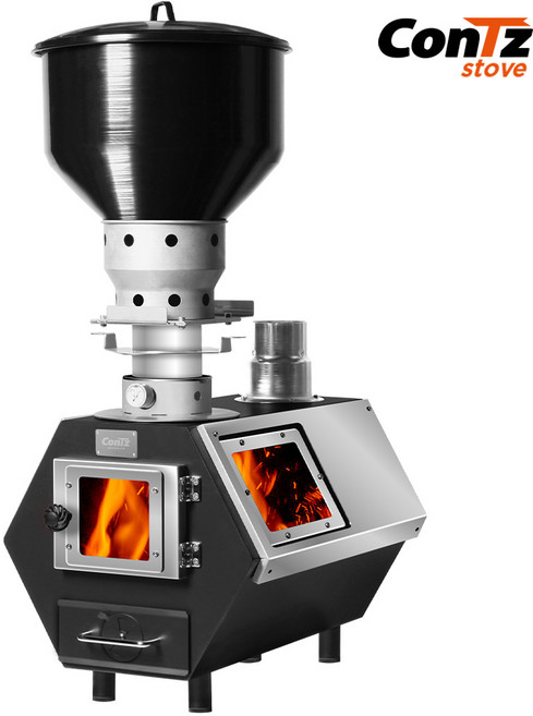 콘츠 토네이도 화목겸용 펠렛난로15형CZ-WP6_용달착불, 단품