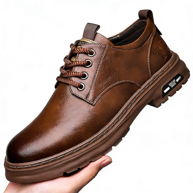 차쿠 남성 빈티지 캐주얼 가죽 구두 단워커 단화 비즈니스 작업 신발