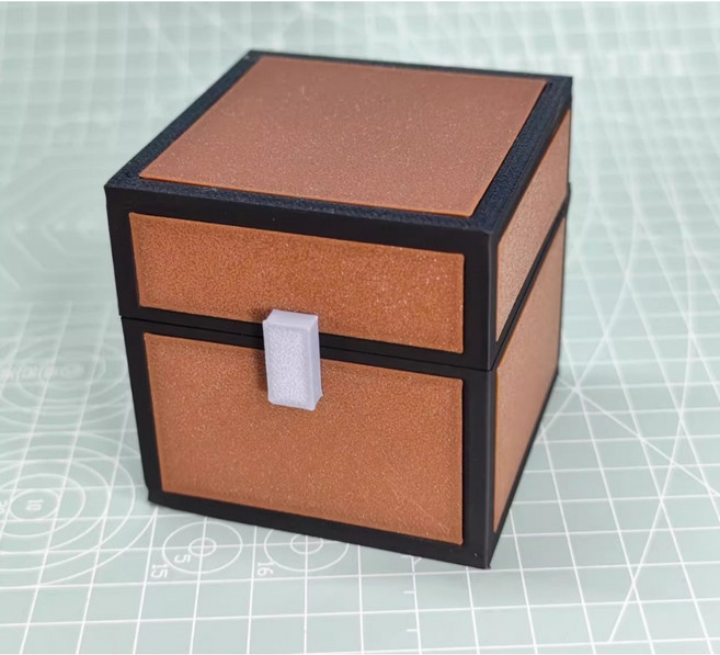 沄造 我的世界 Minecraft 主題 寶箱收納盒, 方形收納盒 - 7 x 7 x 7cm