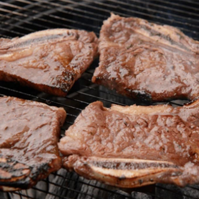 수제 양념 LA갈비 소 초이스등급 꽃갈비, 2kg, 1개