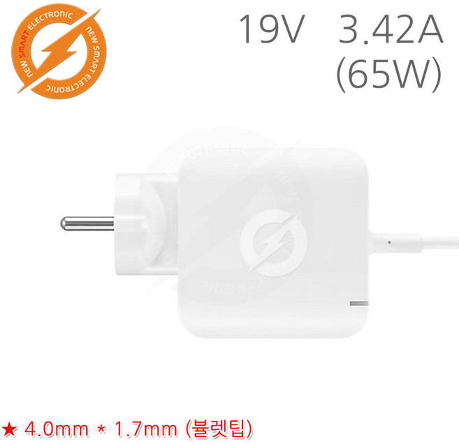 LG 울트라PC 15ND530-GX50K 전용 일체형 충전기 아답터 (호환/접지형), 1개