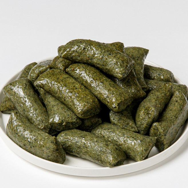 아침 식사대용 현미 쑥 가래떡 파로 통곡물 떡 15개, 90g