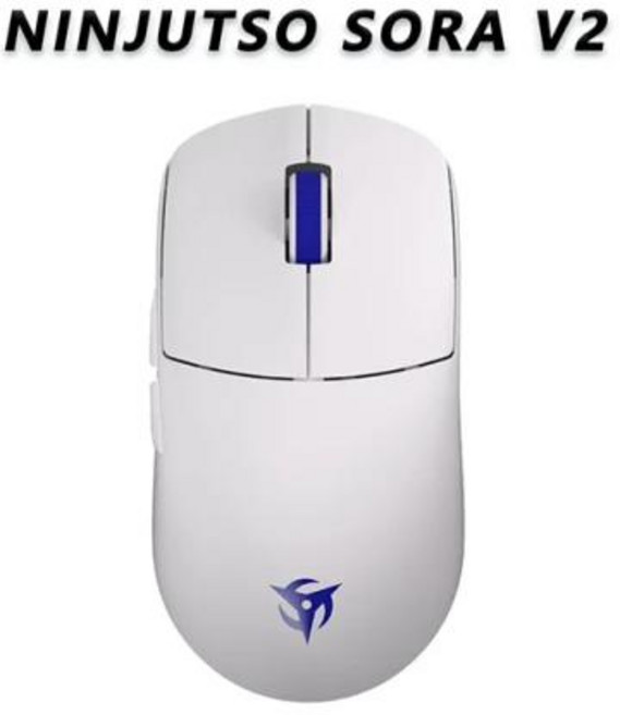 게이밍마우스 무소음마우스 Ninjutso Sora V2 게이밍 Paw3395 8k 센서 무선 2 가지 모드 USB 경량 PC 게이머 맞춤형, 없음, 1) WHITE