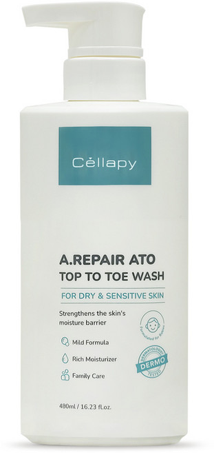 셀라피 에이리페어 아토 탑투토 워시, 1개, 480ml