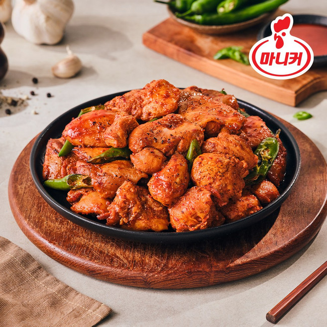 마니커 숯불 닭불고기 [냉동], 1개, 500g