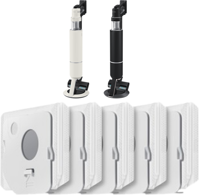삼성 무선 청소기 비스포크 제트 AI 400W 청정스테이션 정품 먼지봉투 DUST BAG VS90F40CNG VS90F40CRK VS90F40CSG VS90F40CSK, 1개, 제트 UV먼지봉투