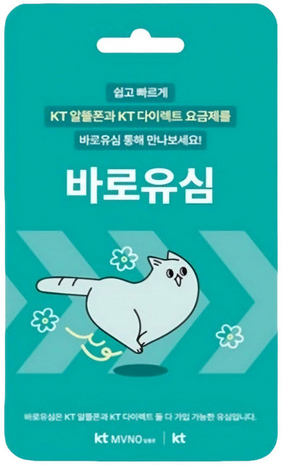 KT 바로유심 1개