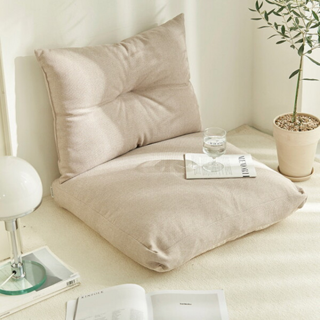 [데코뷰] 프리미엄 항균 도톰 대방석+등받이쿠션 세트, 상세 설명 참조