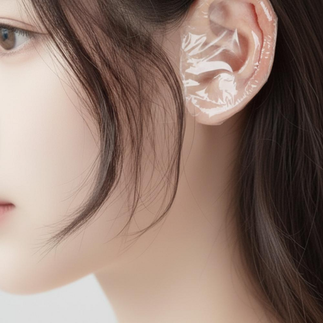 네오mro 성인 목욕 밴드 귀 방수 스티커, 80개