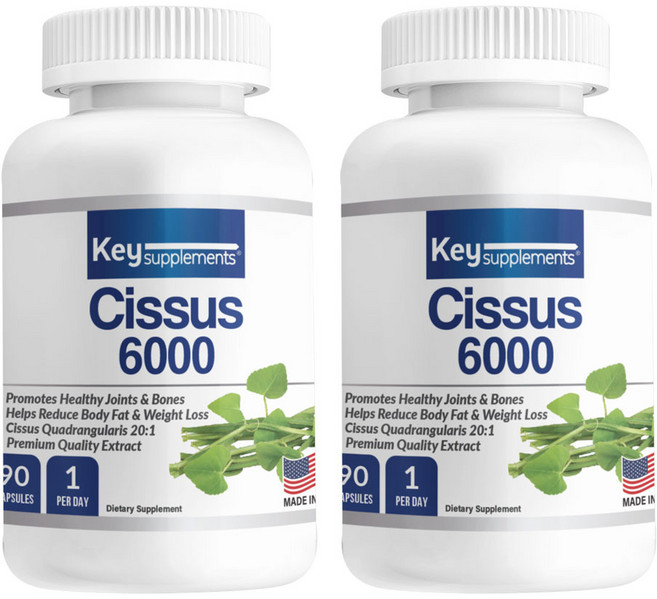 키서플리먼트 시서스 6000 고함량 고농충 90정 하루 1정 시서스 추출물 Cissus 6000, 2개