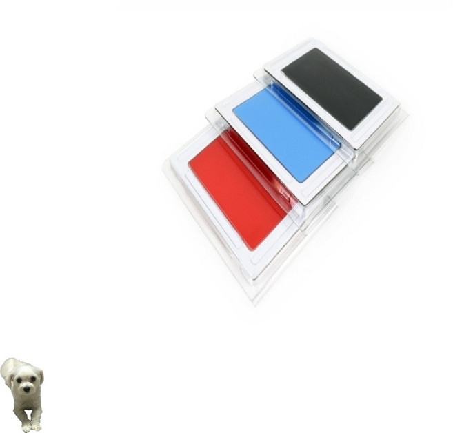 꿀이맘투 강아지 발도장 스탬프 강아지발톱깎이, 파