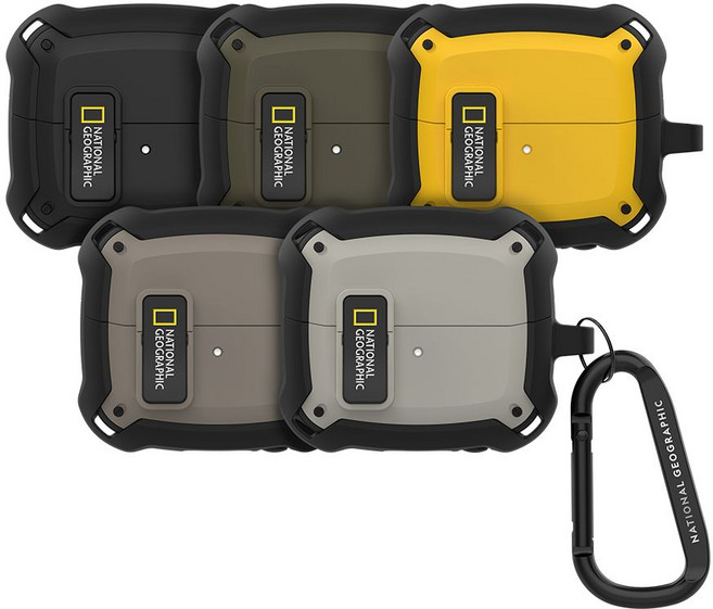 내셔널지오그래픽 갤럭시 버즈3 버즈3프로 러기드 범퍼 락 케이스, 토프, 1개