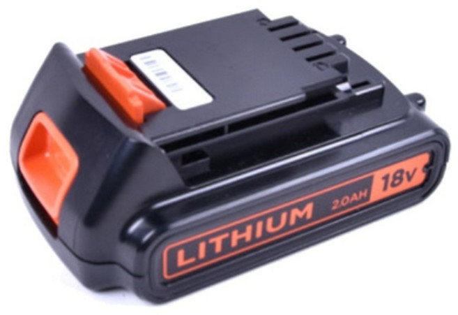 블랙앤데커 18V 리튬이온 배터리 BL2018, 1개