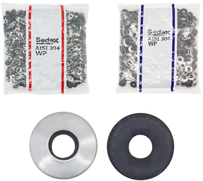 돔 와샤 EPDM 봉지 단위, 돔와샤 #14(6.1) 1봉지(500개)