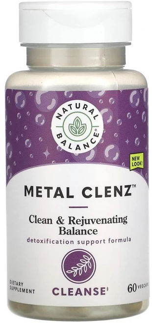 내추럴 밸런스 메탈 클렌즈 (중금속 배출) Natural Balance Metal Clenz 60정, 1개 - 쿠팡