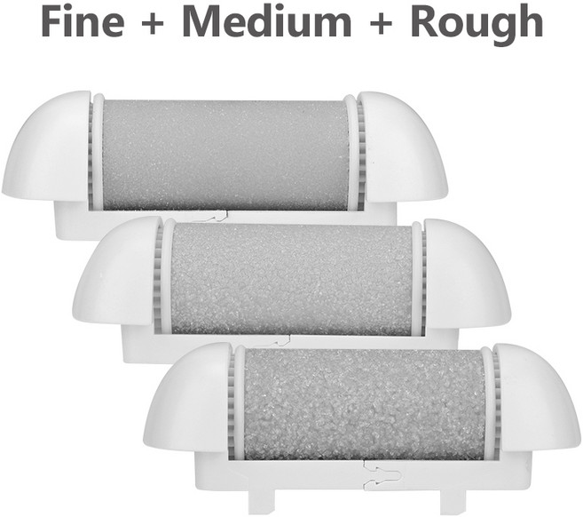 풋 케어 도구 헤드 Pedi Dead Hard Skin 캘러스 리무버 리필 그라인더 교체 롤러 파일 피트, [01] 3pcs, 1개