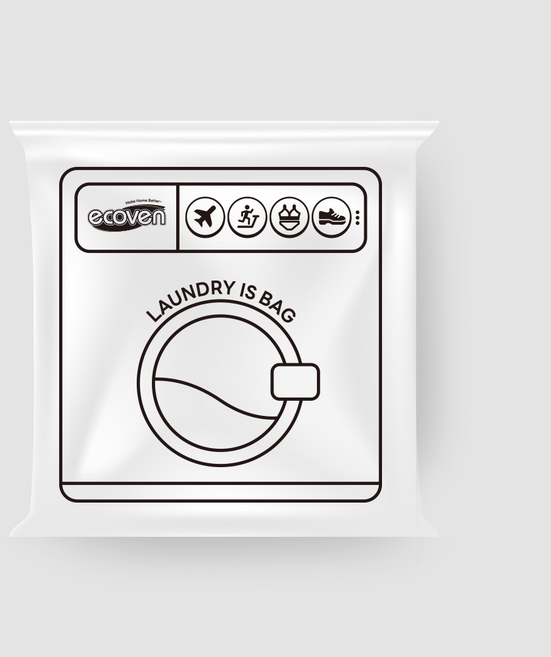 [에코벤 런드리 백] 운동복 운동화 런닝복 런닝화 여행용 속옷 손빨래 전용 세탁기, 3개, 런드리백