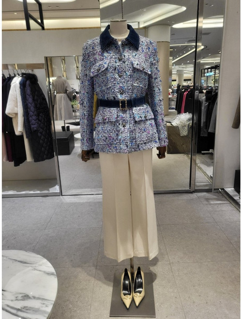 모조에스핀 여성 트위드 자켓 데님 포인트 트위드자켓(J251MSF9060) 정장