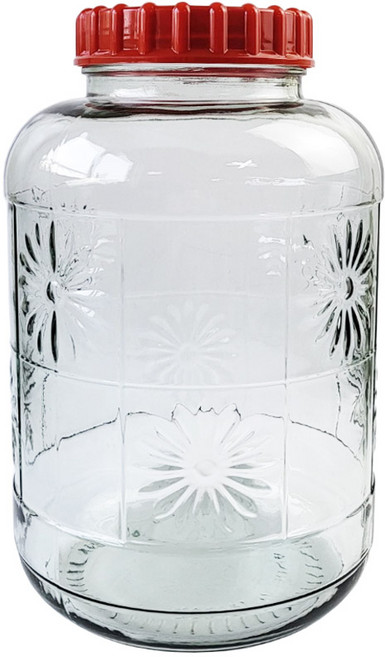 대신 유리병 매실병 담금주병 과실주병 효소병 원형 15L, 2개