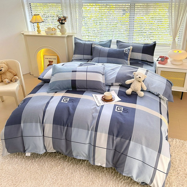 신상품 커버 세트 선물 네 장식 세트 이불커버+패드+베개커버 세트, 선샤인 코스트, 이불 커버 150x200cm