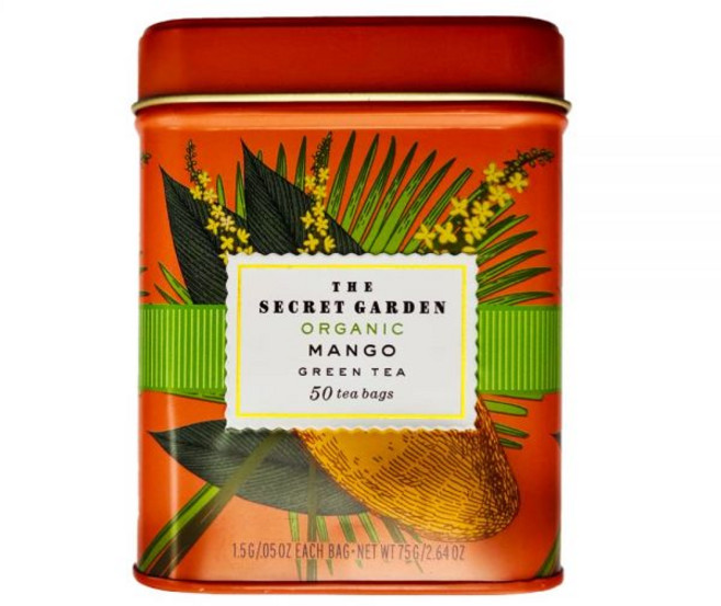 금연 피부 녹차 다 다도 시크릿 가든 망고 그린 티 50 티백 (USDA ORGANC), 금연 피부 녹차 다 다도 시크릿 가든 망고 그린 티 5