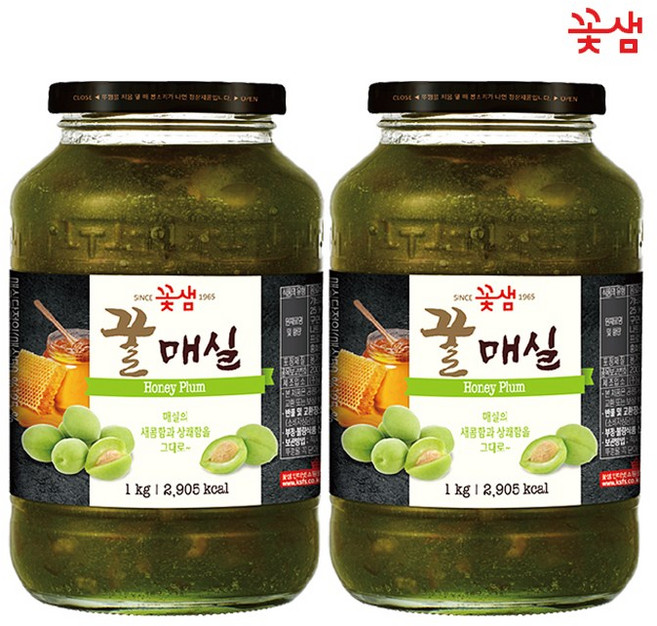 꽃샘 꿀매실, 1kg, 1개입, 2개, 1kg