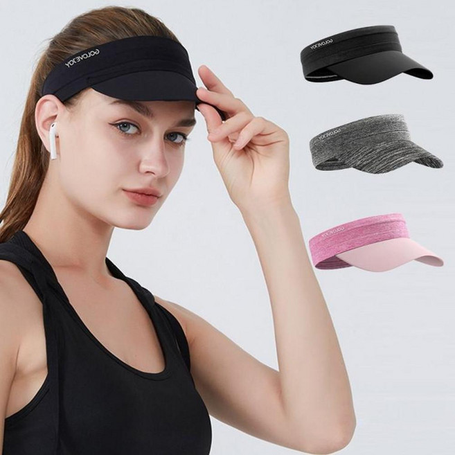땀흘림방지 헤어밴드 선바이저 여성골프모자 남성골프모자 선캡 썬캡 스포츠모자 자외선차단