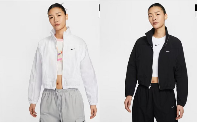 매장정품 나이키 자켓 여성 봄 점퍼 여자 캐주얼 오버사이즈 집업 재킷 스포츠웨어 상의