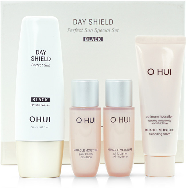 오휘 데이쉴드 퍼펙트 선 블랙 스페셜 세트, 50ml, 1개
