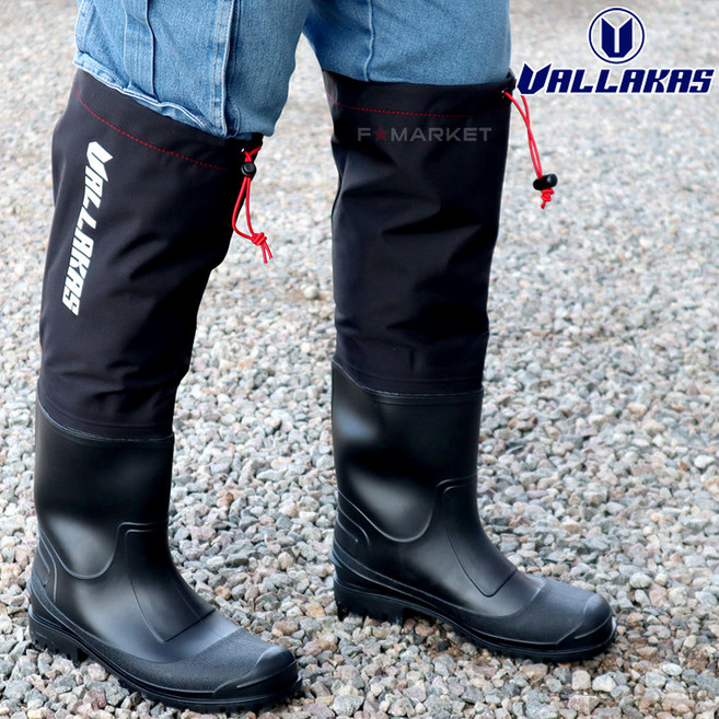 발라카스 웨이더 부츠 블랙에디션 무릎장화 민물장화 VS09-2, 블랙 3L, 285