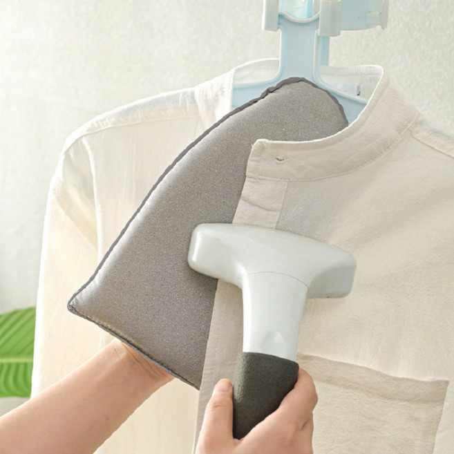 스팀다리미장갑 핸디형 여행용 다리미 다림판, 1개, 그레이