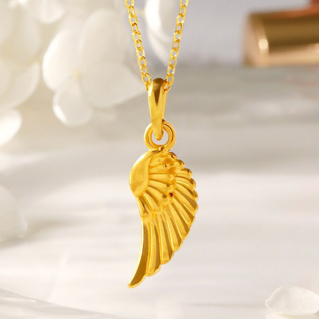 [골드팡] 24k 순금 골든스니치윙스 목걸이