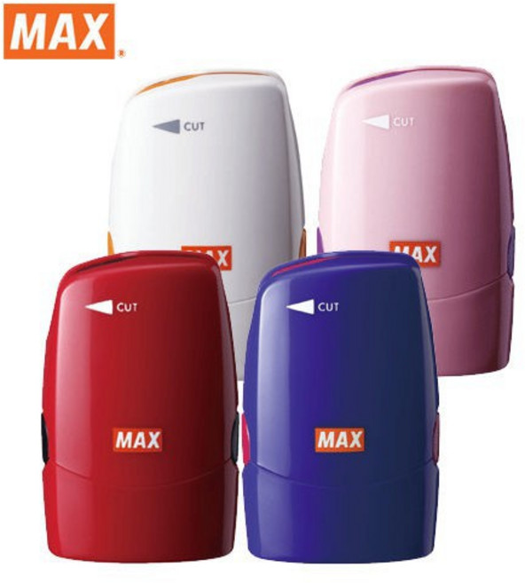 MAX 美克司 滾輪保密章 拆信刀 個人情報保護用 隱私遮蔽, 1個, SA-151RL-B2 靛青