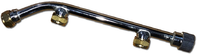 F 3구 스텐노즐 (농약 수동 한일 제초제 분무기 농업용 노즐 자재 부속 부품), 1개