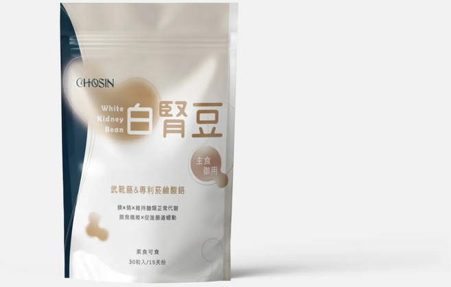 CHOSIN 白腎豆 武靴藤&專利菸鹼酸鉻 15天份, 1個, 30顆
