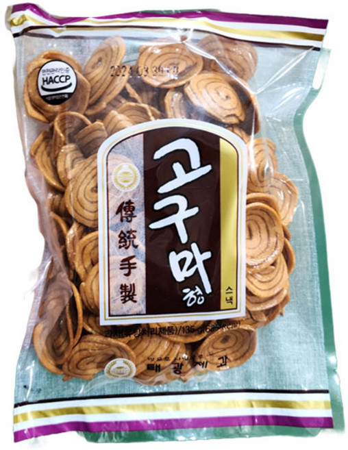 (무)태광 고구마형 스낵(옛날과자), 135g