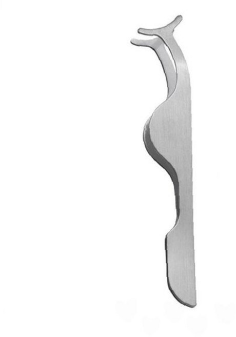 속눈썹 연장 집게 스테인리스 무광 정밀 도구 인조 속눈썹 부착 패치 시술 전문가용