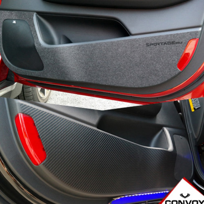 콘보이 올뉴스포티지QL 스크래치기스 방지커버모음 도어용품>>도어커버 글로브박스커버 다시방커버 기스방지 스포티지QL, 펠트도어커버, 기아