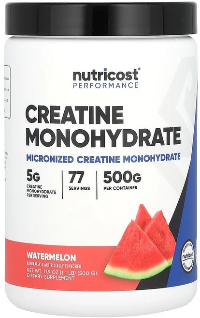 Nutricost 운동 능력 크레아틴 일수화물 수박 500g(1.1lb) NCS-57007, 1개, 500g - 쿠팡