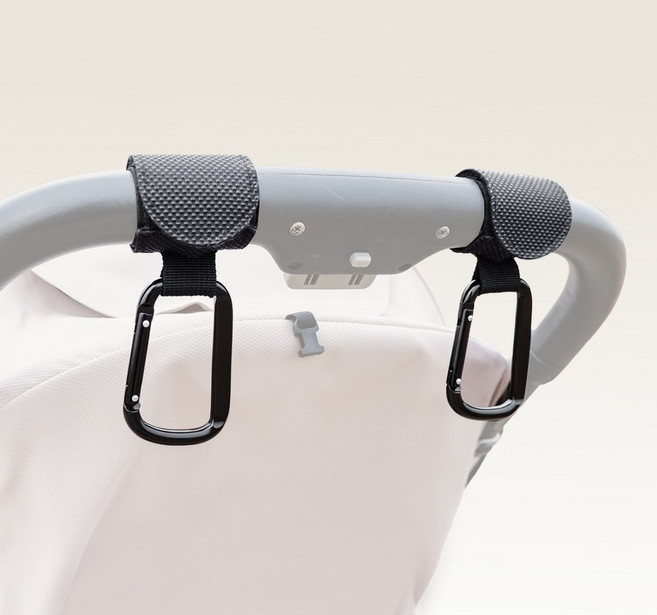 판다미 유모차걸이 가방걸이 고리 후크, 1개, 블랙