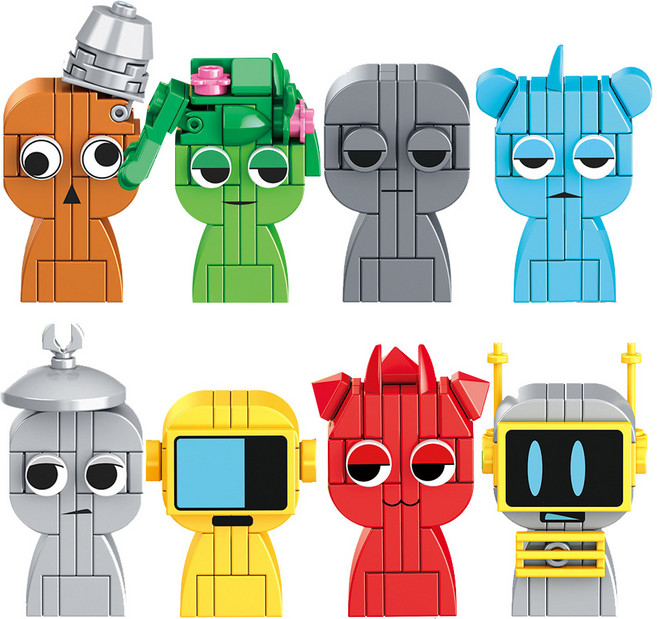 스프런키 Sprunki 스프렁키 블록 8종 노멀 호러 b0408, 8종(10095), 1개