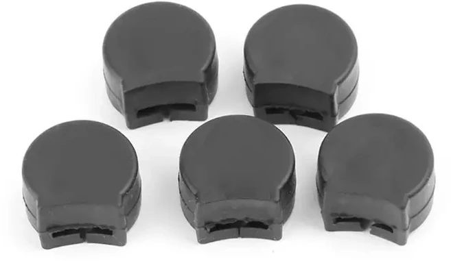 케이스용 검정색 고무 클라리넷 엄지 받침대 쿠션 가드 5개 세트, 01 Black, 1) Black, 1개