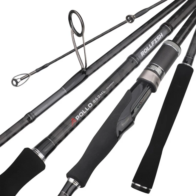 ROLLFISH 카본 스피닝로드 루어대 원투 문어 캐스팅낚시대 방파제 라이트지깅대 고감도 쭈꾸미 갯바위낚시대 782L/802ML/862ML/902M - 쿠팡