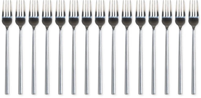 라온누리 반짝반짝 올스텐 심플라인 디너포크, 15개