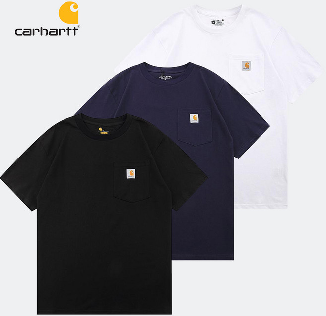 (당일발송)칼하트 US K87 포켓 반팔티 오버핏 티셔츠